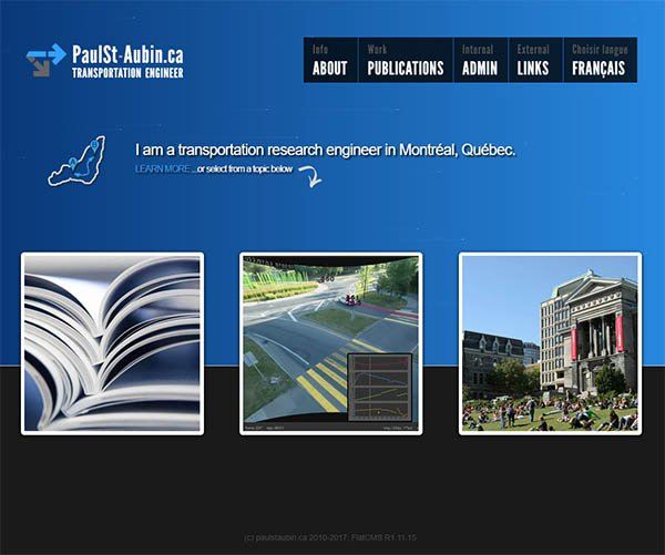 Screenshot of paulstaubin.ca